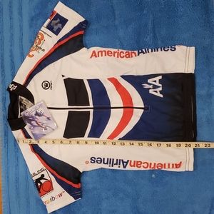 Vintage American Airlines cycling club jersey, XS, NWT